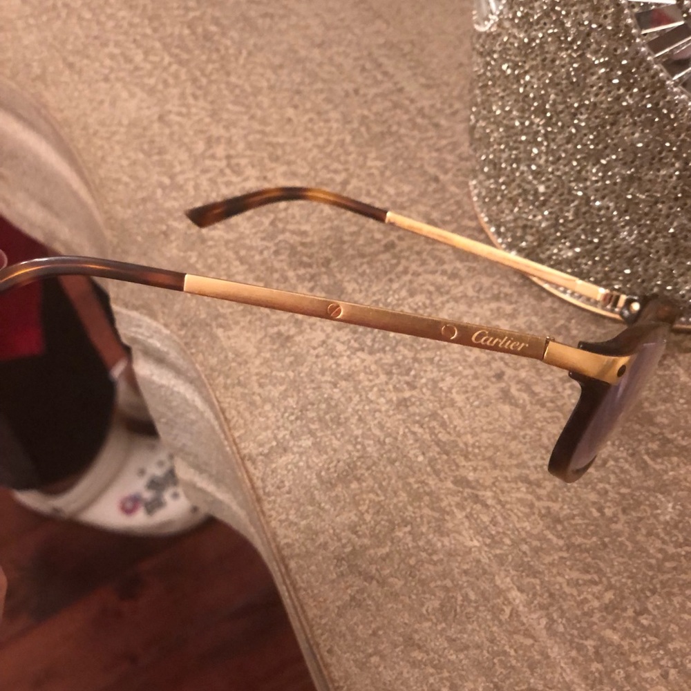 Cartier square glasses brown tortoise - Picture 12 of 12